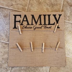 Farmhouse Family photo prop